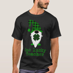 Eén gelukkige leraar Vrouwen St. Patrick's Day St. T-shirt