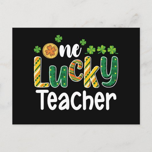 Een gelukkige lerarenschool St Patrick's Day Briefkaart (Voorkant)