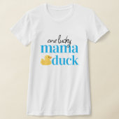 Een gelukkige mama eend 1e verjaardag viering t-shirt (Laagn)