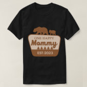 Een gelukkige mama gelukkige camper bijpassende fa t-shirt (Design voorkant)
