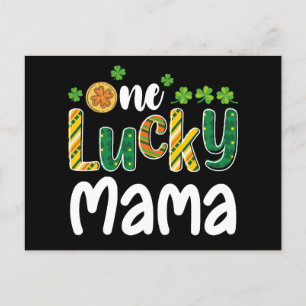 Een gelukkige Mama Matching Familie St Patrick's D Briefkaart