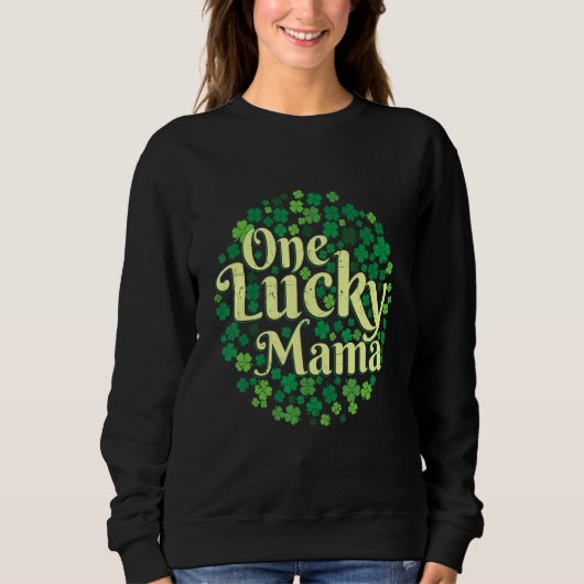 Een gelukkige mama St Patrick S dag Trui (Voorkant)