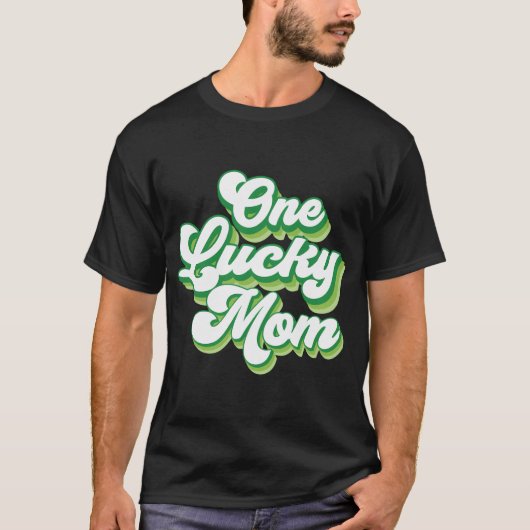 Een gelukkige mama St Patrick's Day T-shirt (Voorkant)