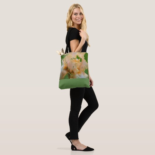 Een gelukkige manier om te gaan winkelen, niet all tote bag (Op model)