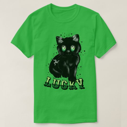 Een gelukkige Manx kat T-shirt (Design voorkant)