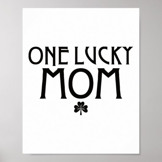 Een gelukkige moeder St. Patricksdag Poster (Voorkant)