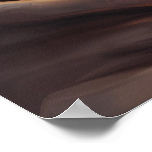 Een gelukkige mooie heks drink haar positie poster (Hoek)