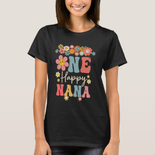 Een gelukkige Nana 1e verjaardag familie Matching  T-shirt