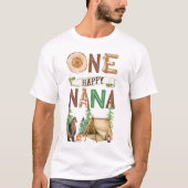 Een gelukkige Nana Camper Eerste Verjaardag Campin T-shirt (Voorkant)
