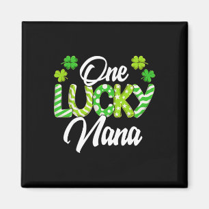Een gelukkige Nana Shamrock Ierse Nana St. Patrick Magneet