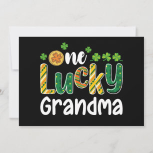 Een gelukkige oma bijpassende familie St Patrick's Kaart