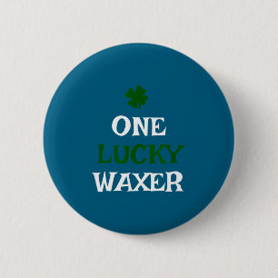 Eén gelukkige ontharer St. Patrick's Day grappige Ronde Button 5,7 Cm