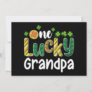 Een gelukkige opa bijpassende familie St Patrick's Kaart