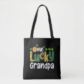 Een gelukkige opa bijpassende familie St Patrick's Tote Bag (Voorkant)
