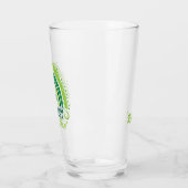 Een gelukkige Paard Pap Ruitersport St. Patrick's Glas (Links)
