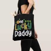 Een gelukkige papa bijpassende familie St Patrick' Tote Bag (Dichtbij)