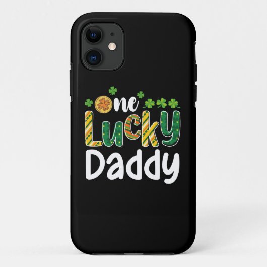 Een gelukkige papa bijpassende gezins- St. Patrick Case-Mate iPhone Case (Achterkant)