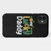Een gelukkige papa bijpassende gezins- St. Patrick Case-Mate iPhone Case (Achterkant (horizontaal))