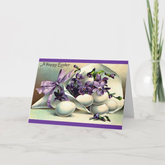 Een gelukkige Pasen Feestdagen Kaart (Voorkant)