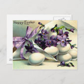 Een gelukkige Pasen Feestdagenkaart (Voorkant / Achterkant)