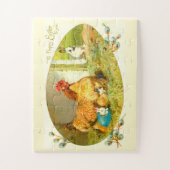 Een gelukkige Pasen Legpuzzel (Verticaal)