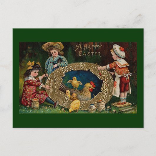 Een gelukkige Pasen  Pasen Feestdagenkaart (Voorkant)