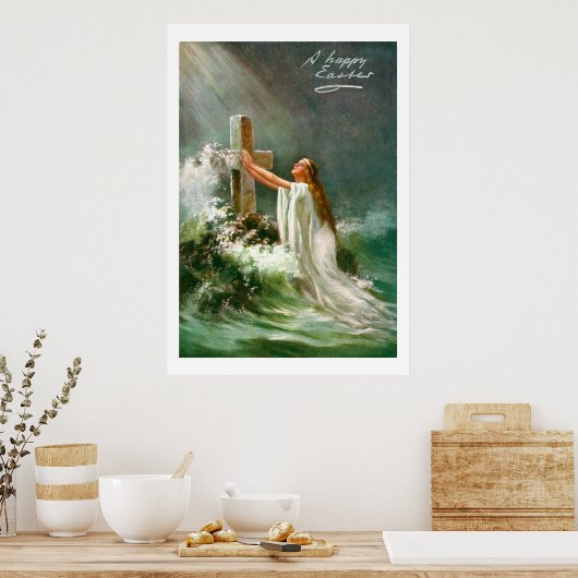 Een gelukkige Pasen Poster (Keuken)