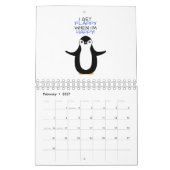 Een gelukkige pinguïn kalender (Feb 2027)