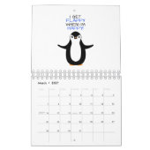Een gelukkige pinguïn kalender (Mar 2027)