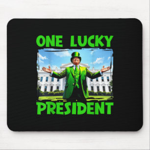 Een gelukkige President Trump St Patricks Day Iris Muismat