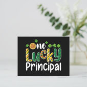 Een gelukkige schooldirecteur St Patrick's Day Briefkaart (Staand voorkant)