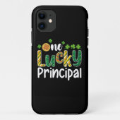 Een gelukkige schooldirecteur St Patrick's Day Case-Mate iPhone Case (Achterkant)
