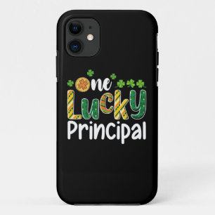 Een gelukkige schooldirecteur St Patrick's Day Case-Mate iPhone Case