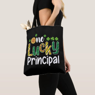 Een gelukkige schooldirecteur St Patrick's Day Tote Bag