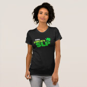 Een gelukkige SLP St. Patrick's Day T-shirt (Voorkant volledig)