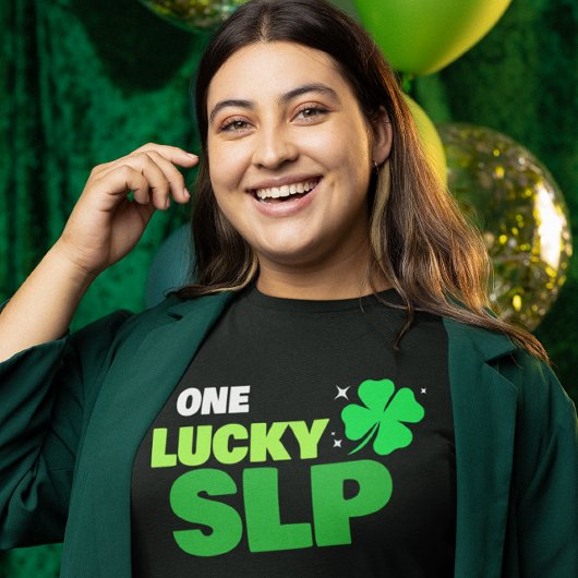 Een gelukkige SLP St. Patrick's Day T-shirt