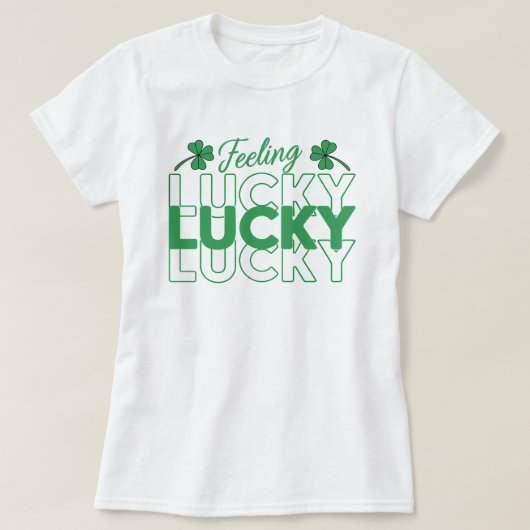 Een gelukkige St. Patrick's Day T-shirt (Design voorkant)