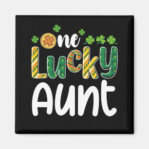 Een gelukkige tante, bijpassende familie St. Patri Magneet