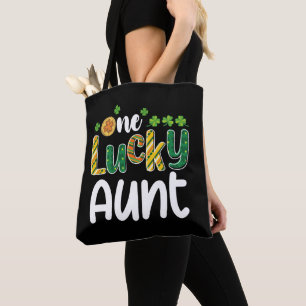 Een gelukkige tante, bijpassende familie St. Patri Tote Bag