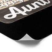 Een gelukkige tante Camper bijpassende verjaardag Poster (Hoek)