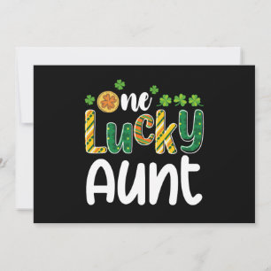 Een gelukkige tante die familie St Patrick's Day m Kaart