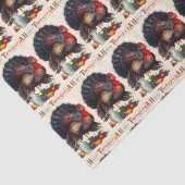 Een gelukkige Thanksgiving Turkije Tissuepapier (Detail)