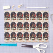 Een gelukkige Thanksgiving Turkije Tissuepapier (Craft)