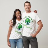 Een gelukkige therapeut St. Patrick's Day Fun Desi T-shirt (Unisex)