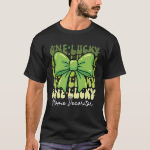 Eén gelukkige thuisdecorateur St. Patrick's Day Co T-shirt