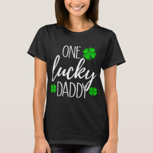Eén gelukkige vader die op St Patricks Day past T-shirt