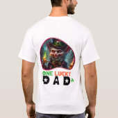 Een gelukkige vader - Green Glow Dance Party T-shirt (Achterkant)