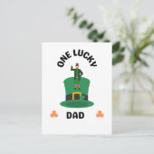 Eén gelukkige vader Iers Briefkaart (Staand voorkant)