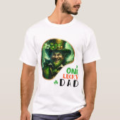 Een gelukkige vader - Ierse stap dansen T-shirt (Voorkant)