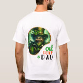 Een gelukkige vader - Ierse stap dansen T-shirt (Achterkant)